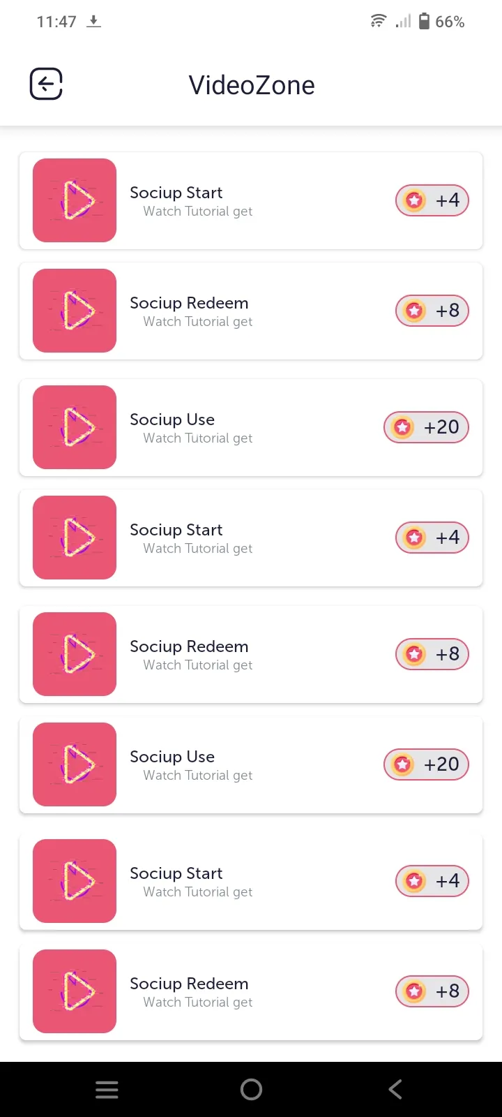 SociUp Redeem